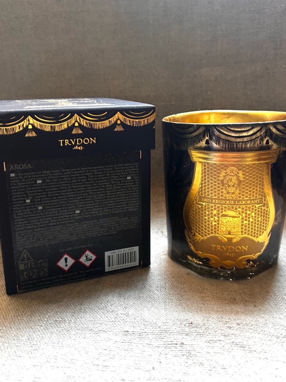Trudon empty limited edition Arosa luxury French candle vessel. - Picture 2 of 6